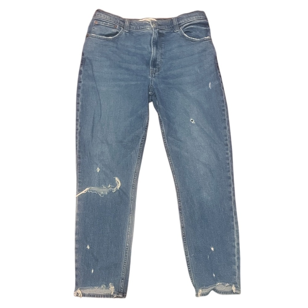 Abercrombie & Fitch Distressed the Skinny High Rise Jean Women's 8 Regular